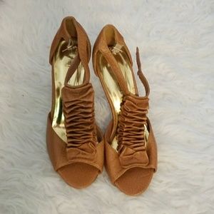 Camel colored heels